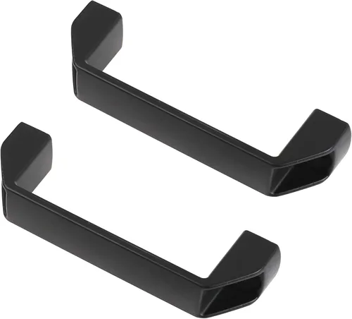 Vista 5 de Manija rectangular de aleación de aluminio para perfil de extrusión de aluminio estándar europeo de 30 series (negro)