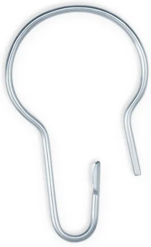 Vista 3 de Dritz Home 44342 Anillos de cortina de ducha, 2-3/4 x 1-1/2 pulgadas (12 piezas)