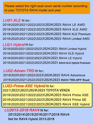 Vista 39 de Fundas de asiento RAV4 de ajuste personalizado, piel sintética impermeable para Toyota RAV4 2013-2018 (beige)