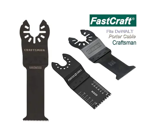 Vista 7 de FastCraft - Hojas de sierra oscilantes de alta calidad, 40 piezas, se adapta a la mayoría de las marcas