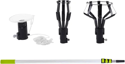 Vista 5 de Extendable Light Bulb Changer Post Up To 3 Metres For Safe Tall Ceiling Bulb Replacement Lacking Ladder Use