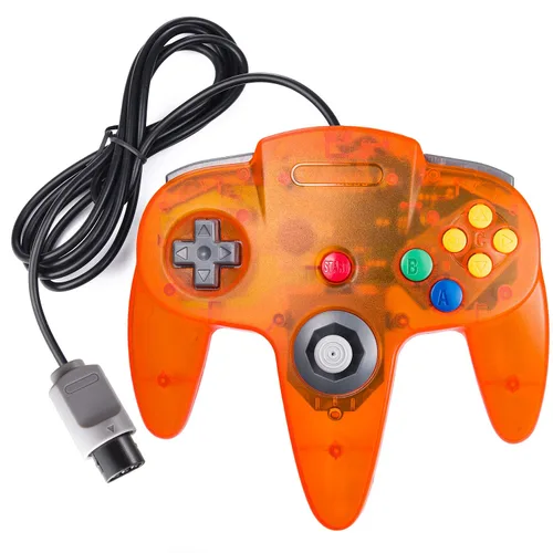 Vista 8 de miadore Classic N64 Controller Joystick Remote for N64 Video Game System N64 Console-Clear Orange