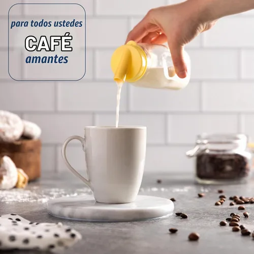Vista 5 de kitchentoolz Botella de crema de vidrio de 12 onzas, botella de leche de vidrio cuadrada con tapas, botellas de vidrio con tapas, recipiente