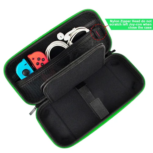 Vista 38 de daydayup Switch Carrying Case Compatible with Nintendo Switch 2, with 24 Games Cartridges Protective Hard Shell Travel Carrying Case Pouch for