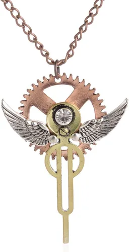 Vista 3 de Surtido de dijes con estilo Steampunk Y&Y (ruedas, engranajes o relojes), ideal para hacer manualidades y joyas