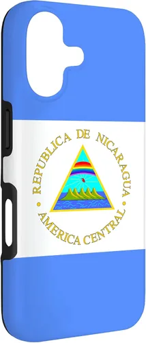 Vista 3 de Funda para iPhone 17 inspirada en el escudo de armas de Nicaragua