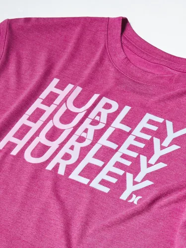 Vista 2 de Hurley Camiseta Boxy Graphic para Niña