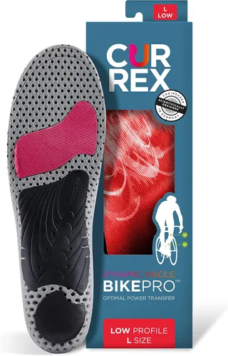 Vista 10 de CURREX BikePro Plantillas para ciclismo, ciclismo y motociclismo, inserciones de zapatos con soporte de arco con almohadillas metatarsianas, ayuda a