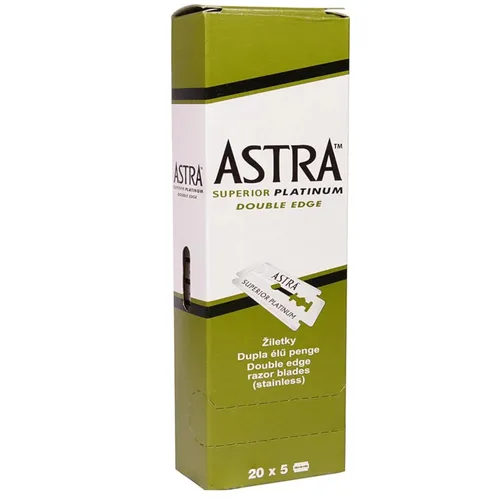 Vista 8 de Astra Superior Premium Platinum - Cuchillas de afeitar de seguridad de doble filo, 5 unidades (paquete de 3)