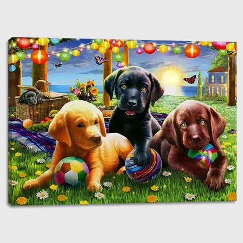 Vista 9 de alottagifts Impresión de Arte en Lienzo Iluminado de la Natividad para Pared 16" x 12" Con Temporizador Impresión de Arte en Lienzo LED para Pared