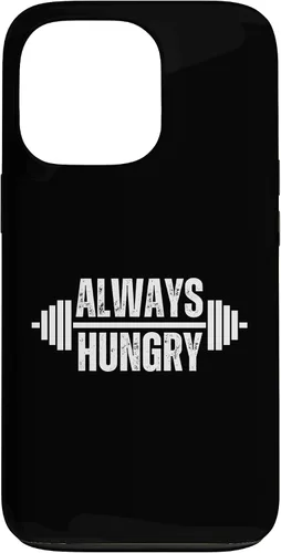 Vista 10 de iPhone 11 Pro Max Funny Body builder Always Hungry Gym Lover Workout Joke Case