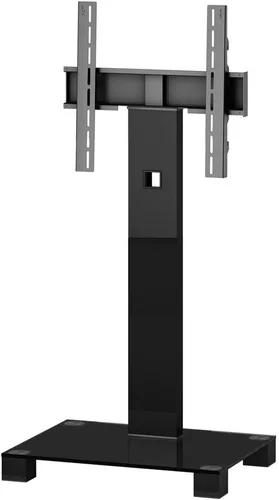 Vista 8 de SONOROUS PL-2510 - Soporte de TV premium para sala de estar y dormitorio, moderno soporte de piso de lujo con soporte giratorio y base de vidrio