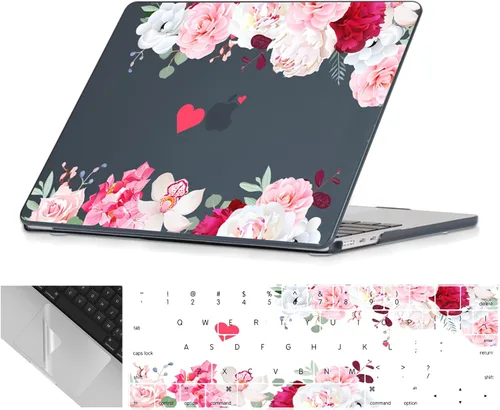 Vista 28 de Se7enline Funda rígida compatible con MacBook Pro de 13 pulgadas para Mac Pro de 13 pulgadas con/sin Touch Bar A1706/A1708/A1989/A2159 2016-2023