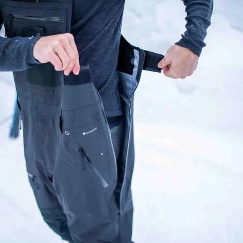 Vista 5 de Flylow Pantalón Baker Bib impermeable transpirable para esquí y snowboard para hombre