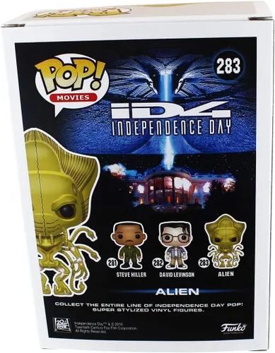 Vista 3 de Alien con Chase de la película "El Día de la Independencia" de Funko POP Movies.