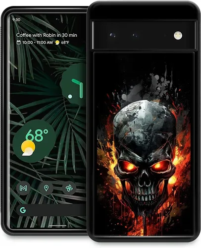 Vista 297 de Compatible con Google Pixel 4A 5G Mobile Case Creative Acrylic Panel trasero Silicona Protección Grip especialmente diseñado para Google Pixel 4A 5G