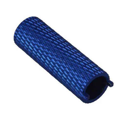 Vista 2 de Mxfans 8pcs Tuercas de interruptor de radio RC Transmisor Control Tuercas Azul Oscuro