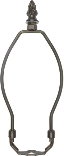 Vista 12 de Bieye SS010 Pantalla de lámpara de soporte para lámpara de mesa estilo Tiffany vidrieras (bronce 4.5 pulgadas de alto)