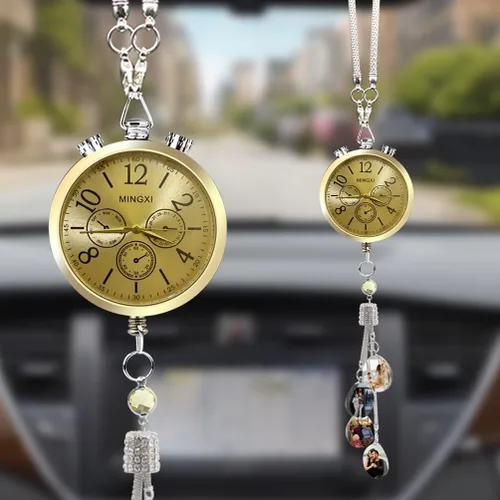 Vista 8 de Colgante personalizado negro-8 para foto de coche, adornos colgantes de automóvil, para mujeres y hombres, regalo del día de San Valentín