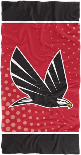 Vista 138 de LOGOVISION Manta Abilene Christian University, 30x60 Logo Dots CottonFront/PolyBackBeachTowel