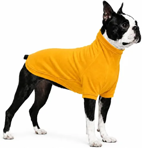Vista 34 de Lovelonglong Sudadera para perro, otoño, invierno, clima frío, camisetas para perros pequeños, medianos y grandes, ropa de chihuahua, color negro, XS
