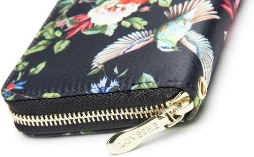 Vista 184 de Cartera de mano para mujer, estilo bohemio, con RFID, elegante, espaciosa con correa para viajes, capacidad para tarjetas, teléfono, dinero