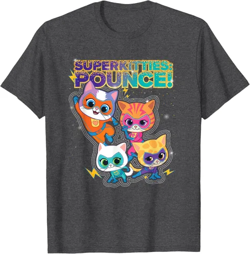 Vista 33 de Disney Junior SuperKitties Pounce! Camiseta de equipo completo, talla S
