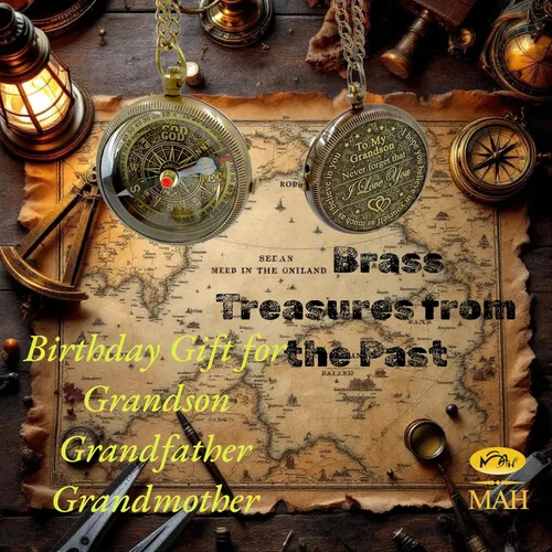 Vista 5 de Brass Compass Gift to My Son Never Forget I Love You, Sentimental Keepsake from Mom Dad Grandparents, Inspirational Guidance Compass Gift for Son