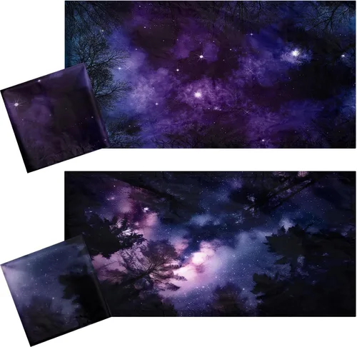 Vista 10 de Tujoe 2 cubiertas de luz fluorescente para luces de techo de 4 x 2 pies, filtros de luz fluorescente, cubiertas magnéticas para cubículos