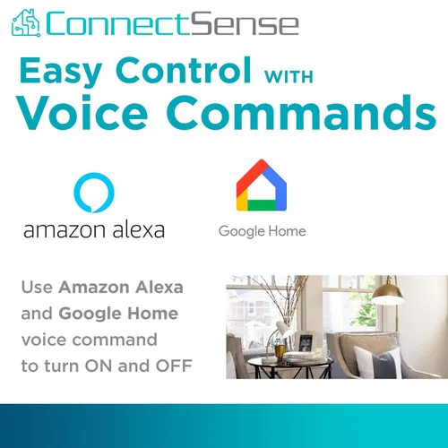 Vista 5 de EZ - Enchufe inteligente inalámbrico para control remoto de luces y dispositivos eléctricos dondequiera que estés, funciona con la aplicación