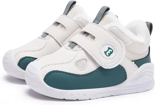 Vista 3 de BMCiTYBM Zapatos de bebé niño niña bebé zapatillas de invierno cálido antideslizante primeros caminantes 6-24 meses