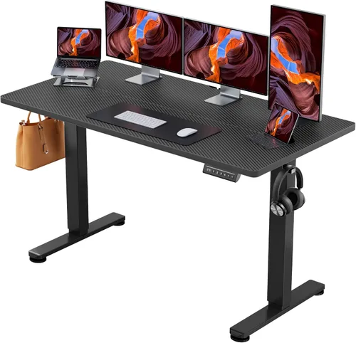 Vista 49 de ErGear - Escritorio eléctrico de pie de altura ajustable, escritorio para estar sentado o de pie de 31.5 x 18.9 pulgadas, escritorio de computadora