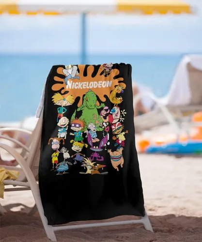 Vista 2 de LOGOVISION Nickelodeon - Toalla de playa, 30 x 60 pulgadas, Nick Splat Group toalla de playa