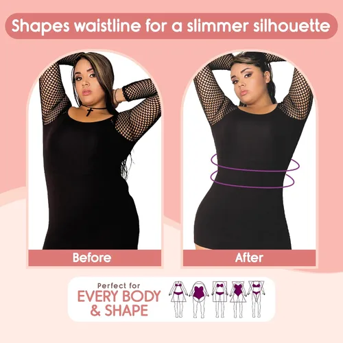 Vista 6 de LadySlim Fajas Colombianas 619 Reductoras y Moldeadoras Mujer Levanta Cola Postparto Faja Colombiana Beige XS