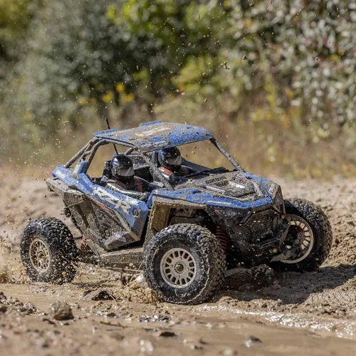 Vista 7 de Losi Camión RC 1/10 RZR Rey 4 ruedas Tracción sin escobillas Batería lista para funcionar y cargador no incluidos Polaris LOS03029T1 Camiones