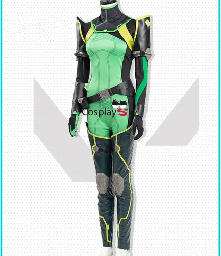 Vista 2 de Banbas VALORANT Viper - Disfraz de cosplay del mismo estilo cultura Festival Disfraces personalizados Anime Rave Halloween Cos