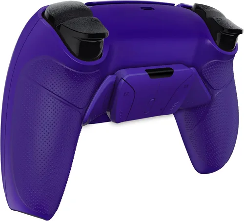 Vista 8 de eXtremeRate Galactic Purple Rubberized Grip Programable RISE4 Remap Kit for PS5 Controller BDM-010 BDM-020, Upgrade Board & Redesigned Back Shell &