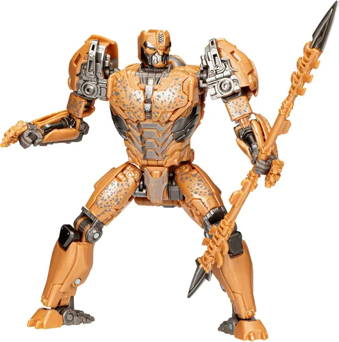 Vista 6 de Transformers Studio Series Voyager 98 Rise of The Beasts Cheetor - Figura de acción (6.5 in)