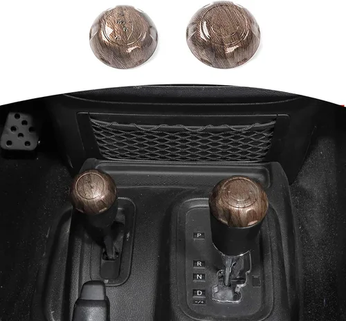 Vista 9 de RT-TCZ para Wrangler JK Cubierta de Manija de Cambio para Jeep Wrangler JK JKU 2011-2017 Accesorios Interiores de Fibra de Carbono 2 piezas