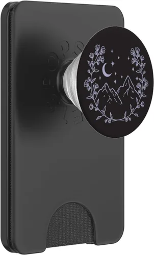 Vista 7 de Púrpura-Lavanda - PopSockets de montaña con estampado floral bohemio PopGrip intercambiable