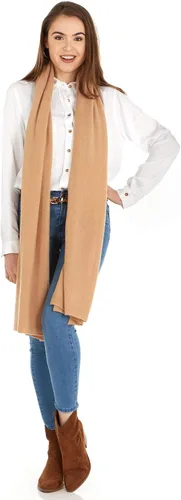 Vista 2 de Manio Cashmere Chal cruzado de punto 100% cachemira extra grande bufanda estola