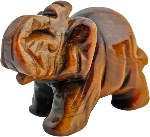 Vista 14 de Mookaitedecor - Figura decorativa de cristal de elefante, 1.5 pulgadas