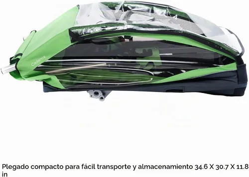 Vista 4 de Thule Cadence - Remolque de bicicleta de 2 asientos