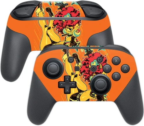 Vista 28 de MightySkins Skin compatible con Nintendo Switch Pro Controller - Alien Battle Funda protectora de vinilo duradera y única Fácil de aplicar