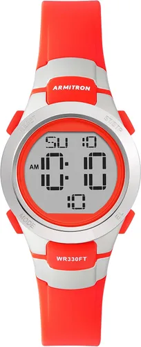 Vista 11 de Armitron Sport 45/7012 - Reloj cronógrafo digital para mujer con correa de resina
