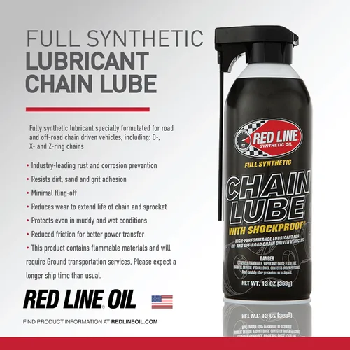 Vista 5 de Red Line Lubricante de cadena 43103 a prueba de golpes, 13 onzas