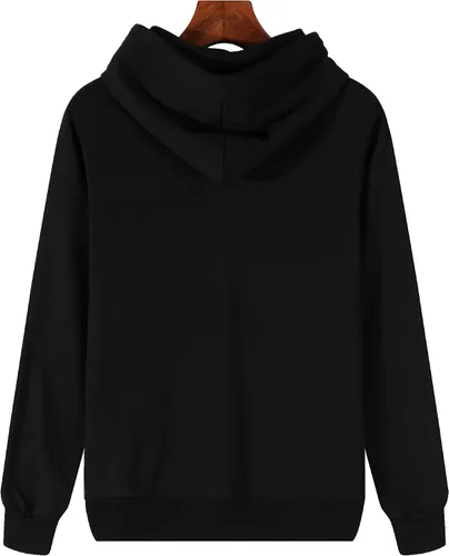 Vista 2 de Sudadera con capucha personalizada, diseño de tu propia sudadera con capucha personalizada con tu propia imagen de texto, impresión de dos lados