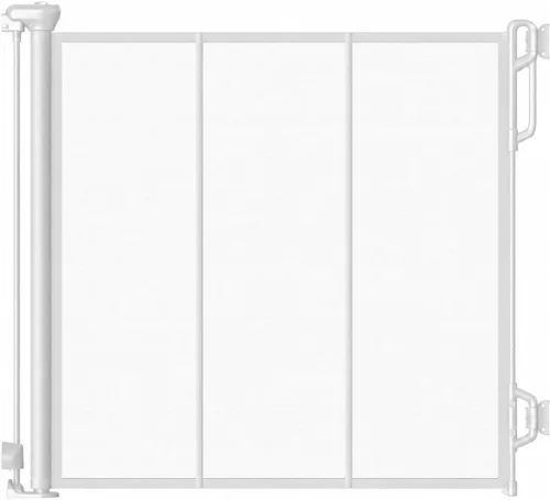 Vista 7 de Spaceany Puerta retráctil reforzada para bebés o puerta de malla para perros, fácil de usar para escaleras, puertas, pasillos, interiores