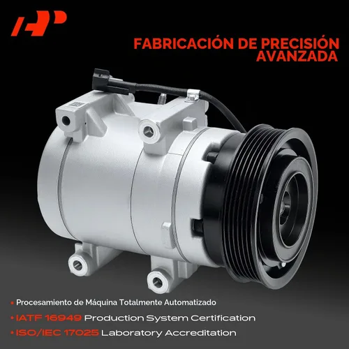 Vista 3 de A-Premium Compresor de Aire Acondicionado A/C con Embrague Compatible con Ford Fiesta 1.6L 2011-2013