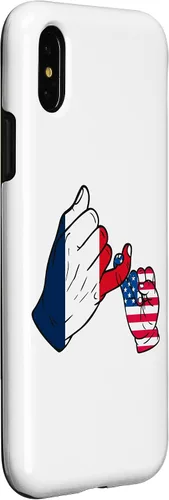 Vista 7 de iPhone XR Parent and child France USA family Case